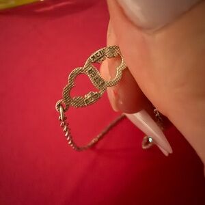 Elegant Gold Heart anklet